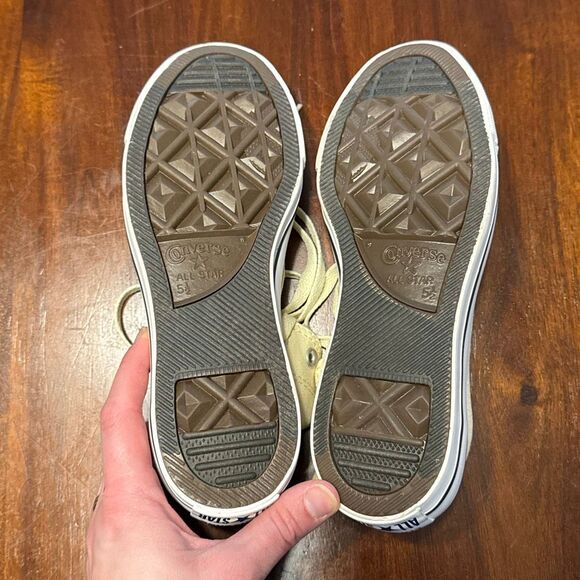 Converse Chuck Taylor All Star Cream White Women’s US 7.5 Men’s 5.5 - Picture 6 of 7